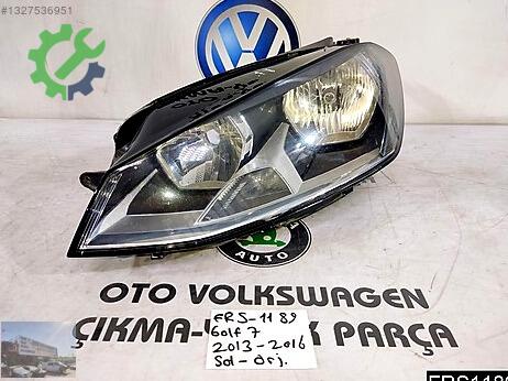 Volkswagen Golf Sol Ön Far çıkma parça