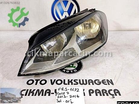 Volkswagen Golf Sol Ön Far çıkma parça