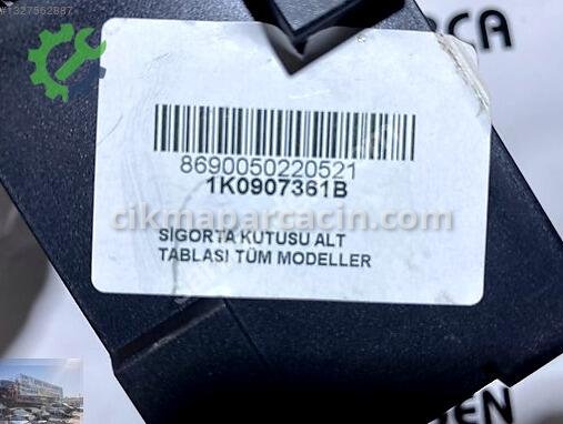 Volkswagen Golf Sigorta Kutusu 1K0907361B çıkma parça