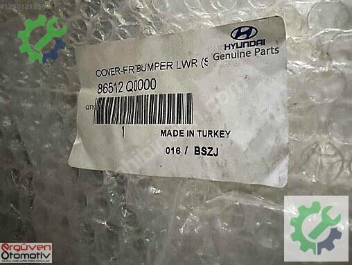 Hyundai i20 Ön Tampon 86512-Q0000 çıkma parça