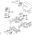Hyundai Elantra 2011-16 MOTOR KULAĞI SAĞ RİO 11- 21810-3X000