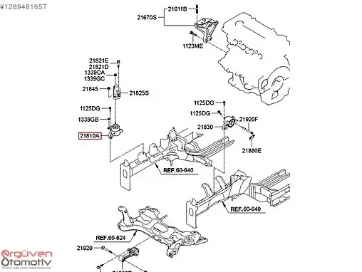 Hyundai Elantra Sağ Taşıyıcı 2011-16 çıkma parça