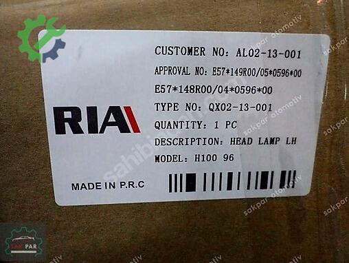 Hyundai H 100 Sol Ön Far 92101-43810 çıkma parça