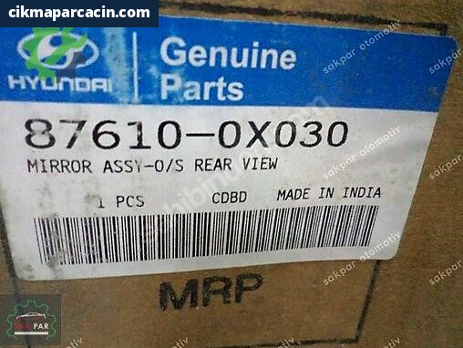 Hyundai i10 Sol Dış Ayna 87610-0X030 çıkma parça