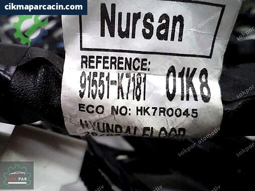 Hyundai i10 Elektrik Tesisatı 91551-K7181 çıkma parça