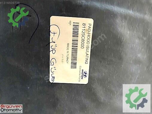 Hyundai i20 Kaput 81125-C8000 çıkma parça