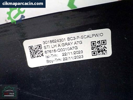 Hyundai i20 Bakalit 87616-Q0010 çıkma parça