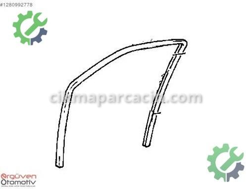 Hyundai Accent Kapı Fitili 82540-25000 çıkma parça
