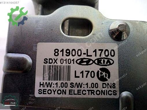Hyundai Staria Kontak Seti 81900L1700 çıkma parça