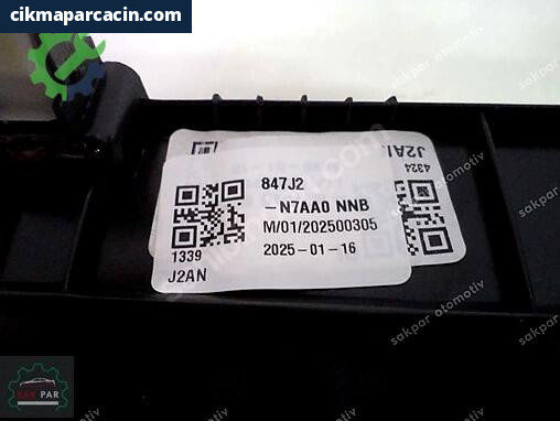 Hyundai Tucson Bakalit 847J2-N7AA0 çıkma parça