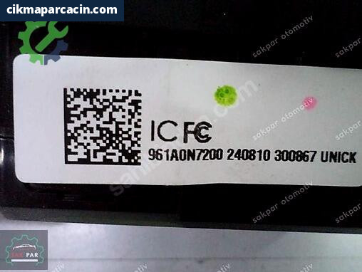 Hyundai Tucson Beyin 961A0-N7200 çıkma parça