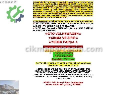 Seat Ibiza Cam Kaldırma Modülü 986037-104 çıkma parça