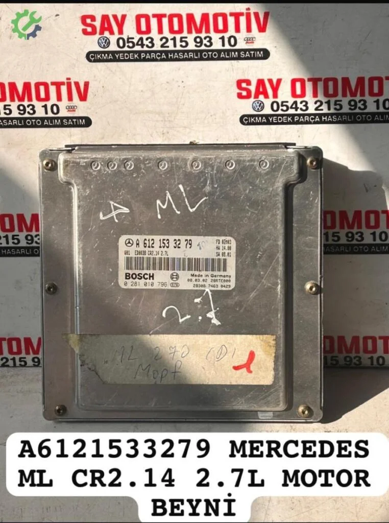 Mercedes-Benz ML Motor Beyni A6121533279 çıkma parça