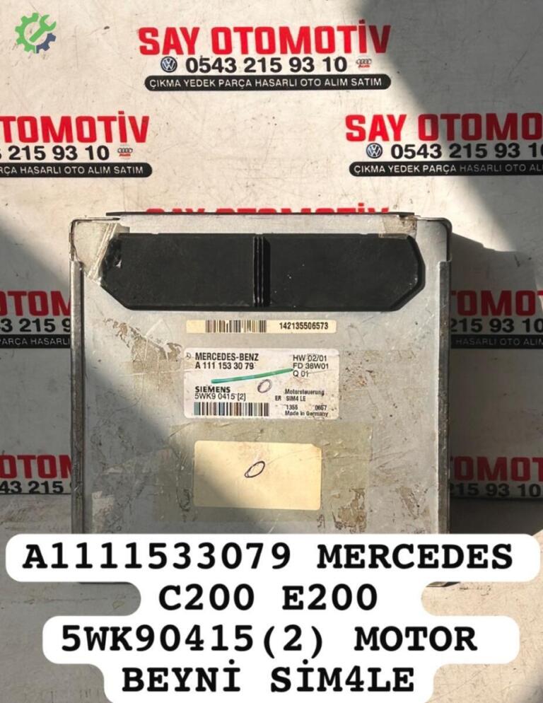 Mercedes-Benz C200 Motor Beyni çıkma parça