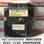 A2710102445 MERCEDES W203 C180 KOMPRESÖR MOTOR BEYNİ A2711534591