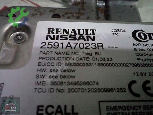 Renault Clio Beyni 2591A7023R çıkma parça