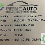 MERCEDES CLA DARBE SENSÖRÜ SÖKME ORJİNAL A0028200826