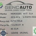 MERCEDES W117 CLA ISITICI ROLE SÖKME ORJİNAL OEM 110678071 R
