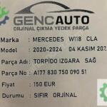 MERCEDES W118 CLA TORPİDO IZGARA SIFIR ORJ A17783075009051
