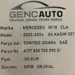 MERCEDES W118 CLA TORPİDO IZGARA SIFIR ORJ A17783075009051
