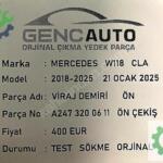 MERCEDES W118 CLA VİRAJ DEMİRİ ÖN SÖKME ORJİNAL A2473200611