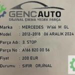 Mercedes-Benz GL Stop Çıkma Parça İstanbul