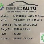 MERCEDES W204 CKASA MOTOR TAKOZU SACI SÖKME ORJ A2042400145