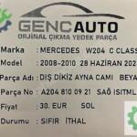 MERCEDES W204 C CLASS DIŞ DİKİZ AYNA CAMI BEYAZ A2048100921