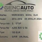 Mercedes-Benz GLK Stop Çıkma Parça İstanbul