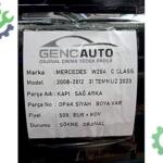 MERCEDES W204 SAĞ ARKA KAPI SÖKME ORJ OPAK SİYAH BOYA OLABİLİR