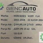 MERCEDES W209 CLK ÇAMURLUK ÇİTASI ARKA A2096902562 SOL