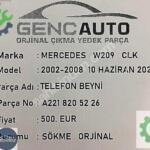 MERCEDES W209 CLK TELEFON BEYNİ SÖKME ORJİNAL OEM A2218205226