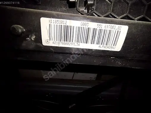 Mercedes-Benz C Komple Sunroof çıkma parça