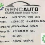 MERCEDES W219 CLS ÖN CAM DAVLUMBAZI SÖKME ORJ A2118301813