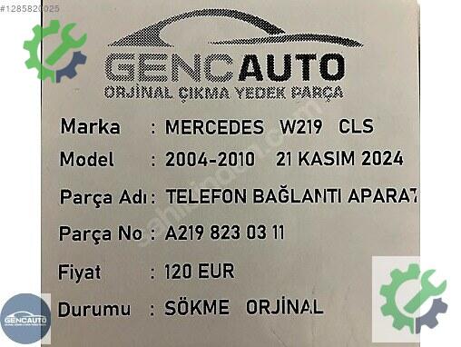 Mercedes-Benz CLS İç Ayna A2198230311 çıkma parça