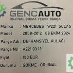 MERCEDES W221 SCLAS DEFRANSİYEL KULAĞI SÖKME ORJİNAL A2210318