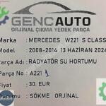 MERCEDES W221 S CLAS RADYATÖR SU HORTUMU SÖKME ORJİNAL