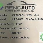 Mercedes-Benz GLC Stop Çıkma Parça İstanbul