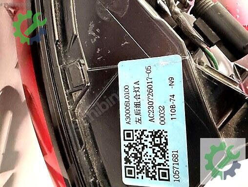 MG ZS Sol Arka Stop A30005L0100 çıkma parça