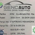 MİNİ CLUBMAN F54 F55 F56 STEPTRONİC MEKANİZMA OEM 25168638224
