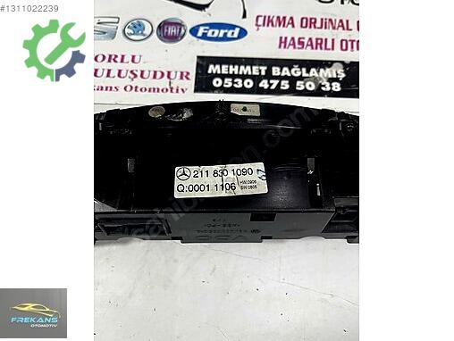Mercedes-Benz E Kalorifer Kontrol Paneli çıkma parça