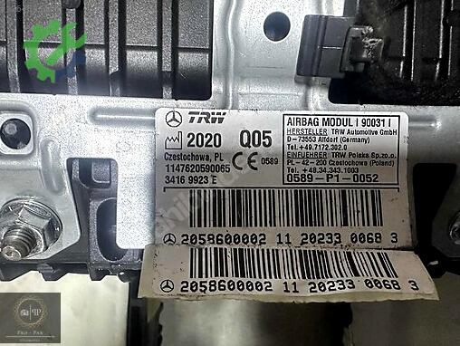 Mercedes-Benz C Airbag (Hava Yastığı) çıkma parça