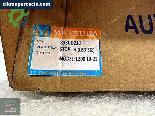 Mitsubishi L 200 Sol Arka Stop 8330B211 çıkma parça