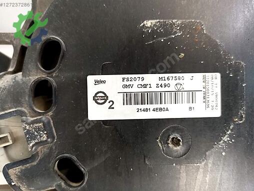 Nissan Qashqai Fan 21481-4EB0A çıkma parça