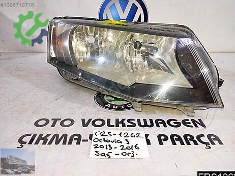 Skoda Octavia Sağ Ön Far çıkma parça
