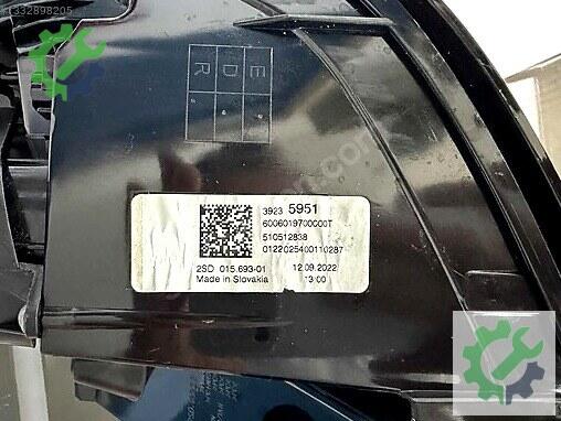 Opel Crossland X Sol Arka Stop 39235951 çıkma parça