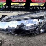 Opel Astra J Siyah İçli Düz Sol Far