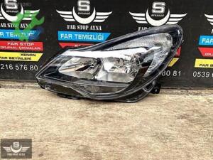 Opel Corsa D SİYAH içli Makyajlı Kasa Sol Far OEM: 13295011