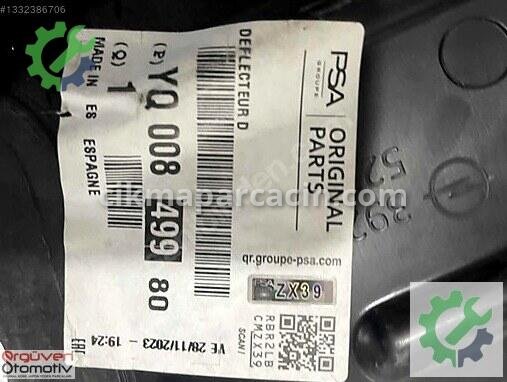 Opel Crossland X Ön Tampon YQ00849980 çıkma parça