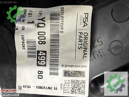 Opel Crossland X Ön Tampon YQ00849980 çıkma parça